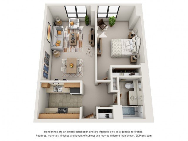 1 Bedroom 1 Bathroom Apartment for rent at Yankee Hill in Milwaukee, WI