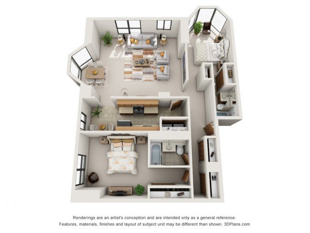 2 Bedrooms 2 Bathrooms Apartment for rent at Yankee Hill in Milwaukee, WI