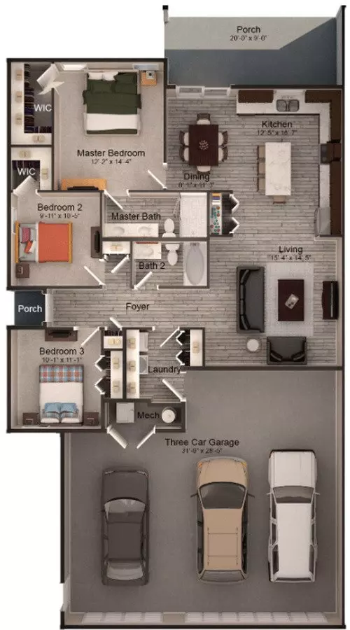 2 of 2 Exquisite 3- Bedroom Home With Modern Elegance And A Great Location!!! 2 Months Free On 14-month Lease- Limited Time Offer House for rent in Mandan, ND