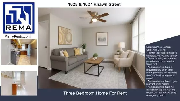 1625 &  1627 Rhawn Street Apartment for rent in Philadelphia, PA