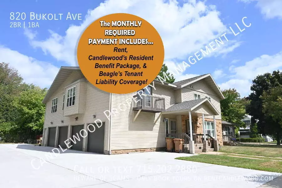 820 Bukolt Ave Apartment for rent in Stevens Point, WI