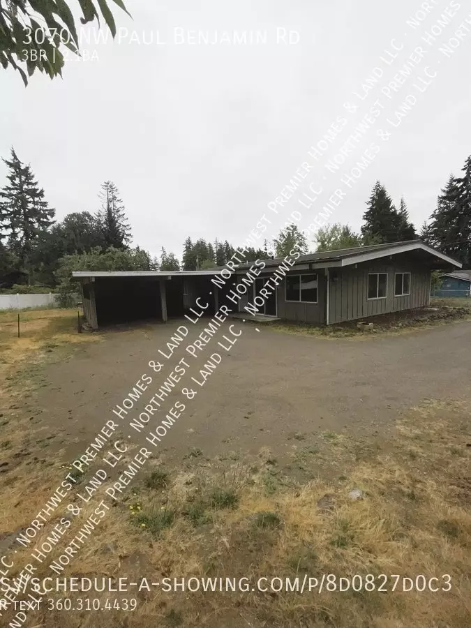 3070 NW Paul Benjamin RD House for rent in Bremerton, WA