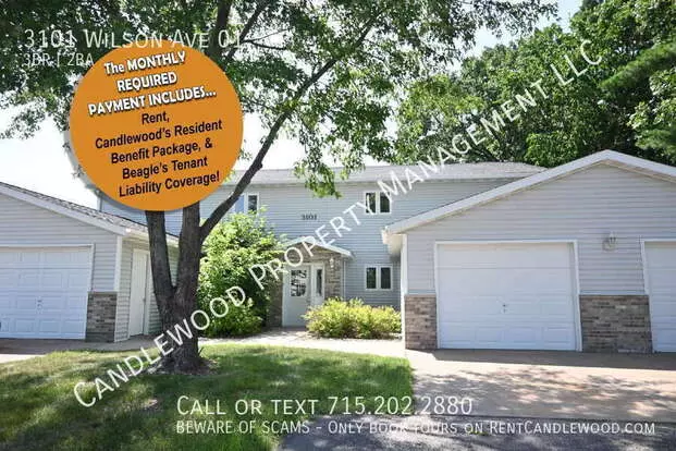3101 Wilson Ave Apartment for rent in Plover, WI