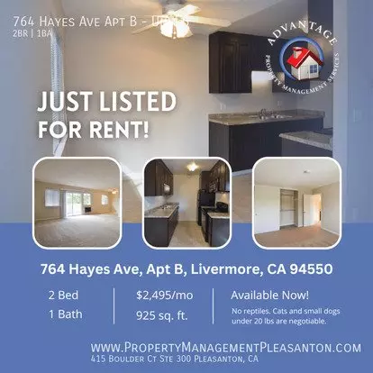 764 Hayes Ave Apartment for rent in Livermore, CA