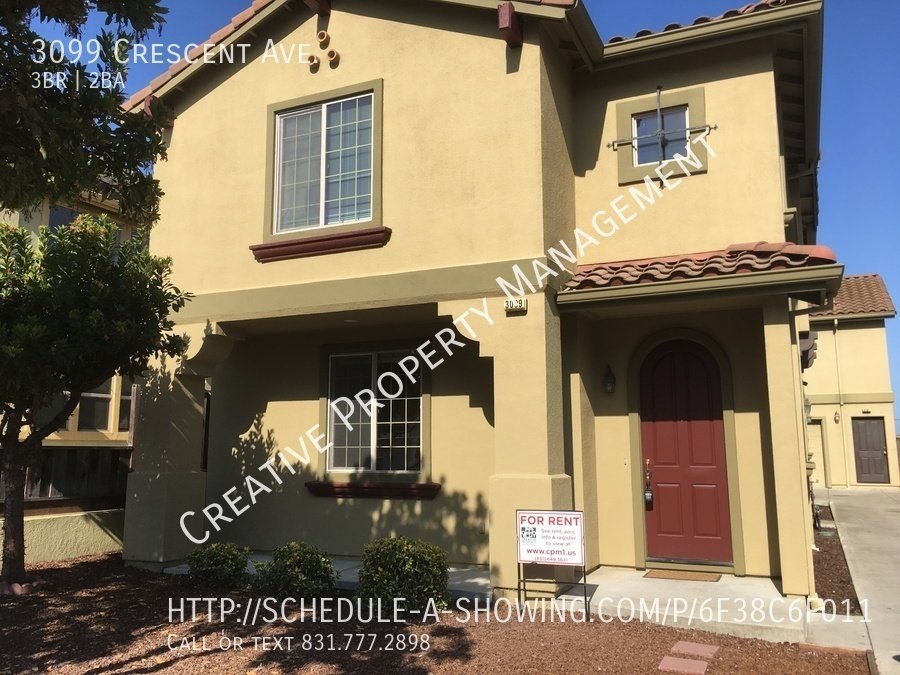 3099 Crescent Ave Marina, CA House for Rent