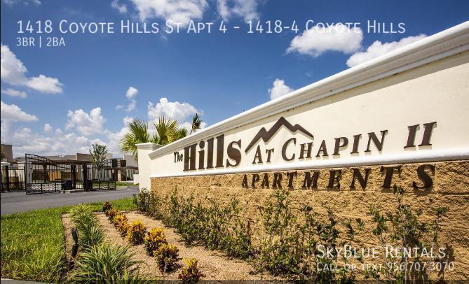1418 Coyote Hills St Edinburg, TX Apartment for Rent