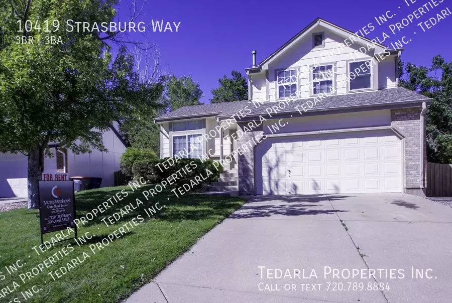 10419 Strasburg Way House for rent in Parker, CO