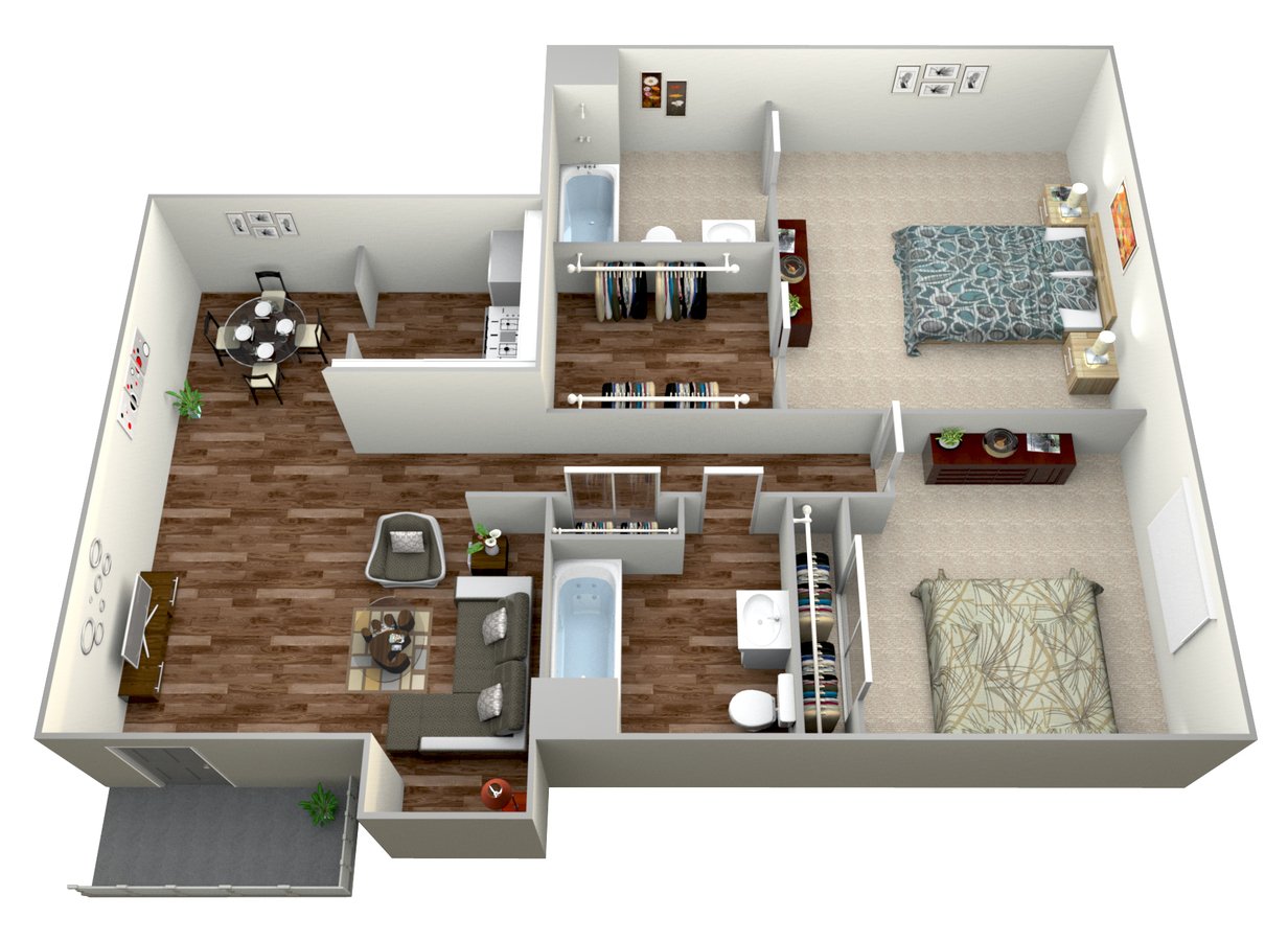2 Bedrooms 2 Bathrooms Apartment for rent at Mesa Vista Apartment Homes in San Diego, CA