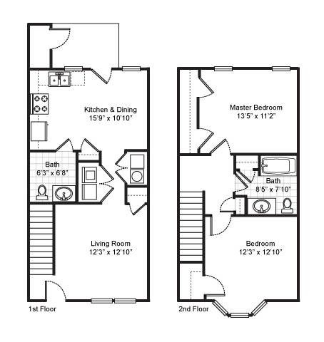 2 Bedrooms 1 Bathroom Apartment for rent at Fairfield Apartments in Pittsburgh, PA