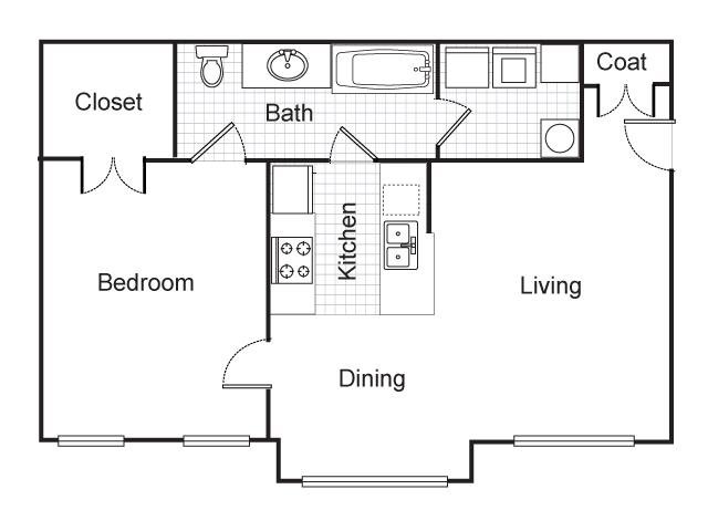 1 Bedroom 1 Bathroom Apartment for rent at Longfellow Heights Apartments in Kansas City, MO