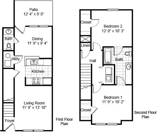 2 Bedrooms 1 Bathroom Apartment for rent at Parsons Place Apartments in East St Louis, IL