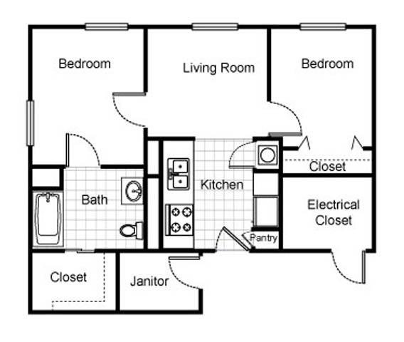 2 Bedrooms 1 Bathroom Apartment for rent at The Railton Apartments in St Louis, MO