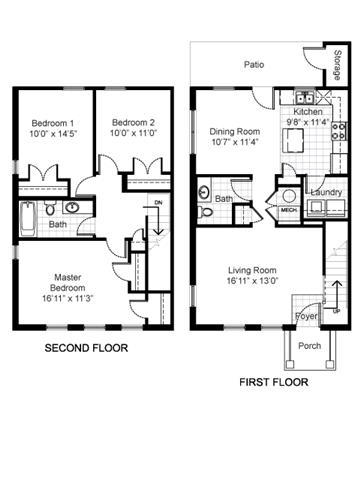3 Bedrooms 1 Bathroom Apartment for rent at Renaissance Place at Grand Apartments in St Louis, MO