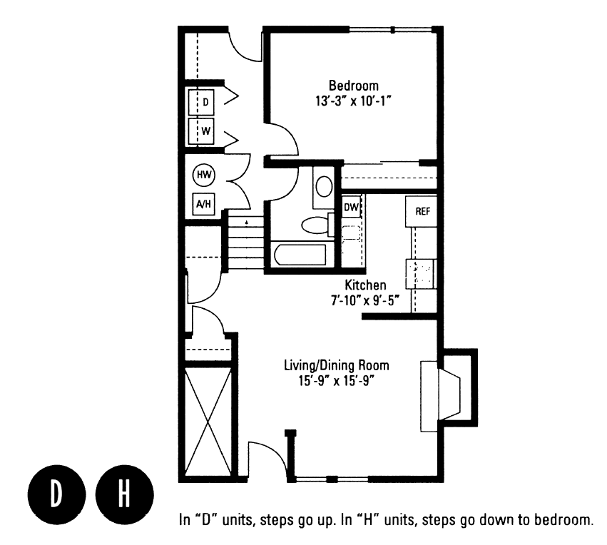 1 Bedroom 1 Bathroom Apartment for rent at Crawford Square Apartments in Pittsburgh, PA
