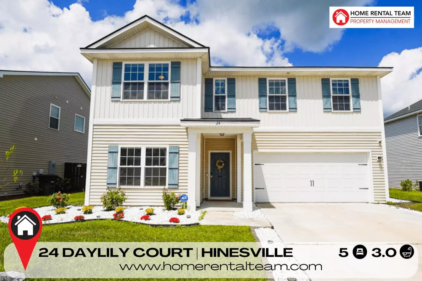 Available Now! House for rent in Hinesville, GA