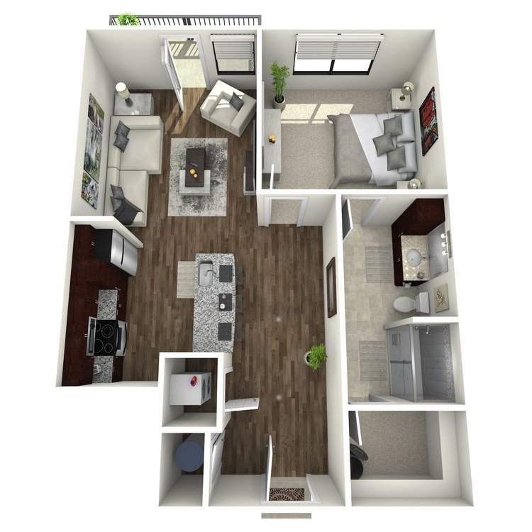 1 Bedroom 1 Bathroom Apartment for rent at The Orion Apartments in St Louis, MO