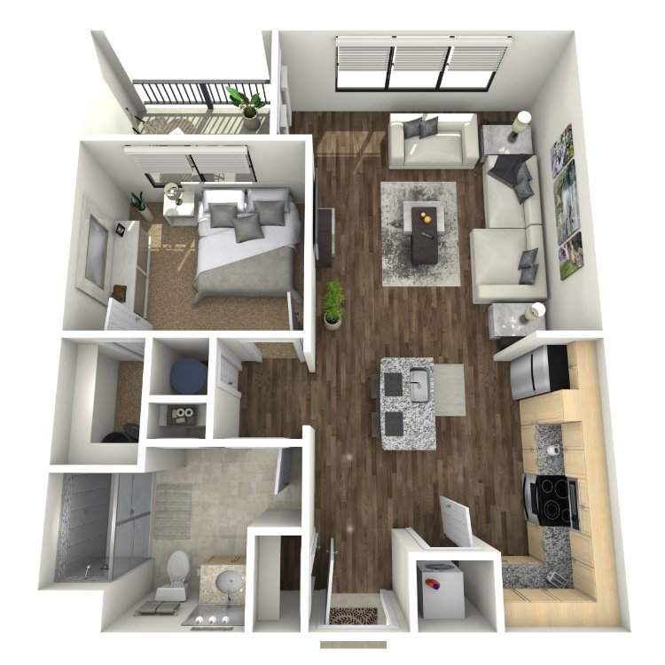 1 Bedroom 1 Bathroom Apartment for rent at The Orion Apartments in St Louis, MO