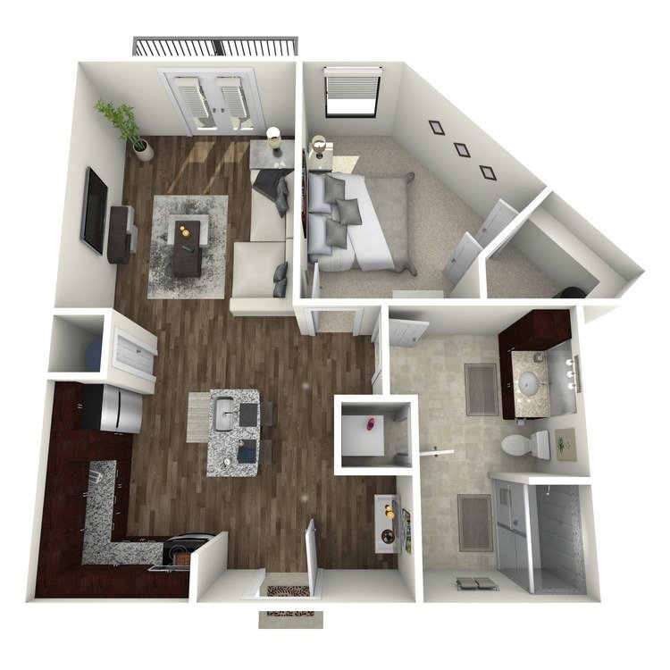 1 Bedroom 1 Bathroom Apartment for rent at The Orion Apartments in St Louis, MO