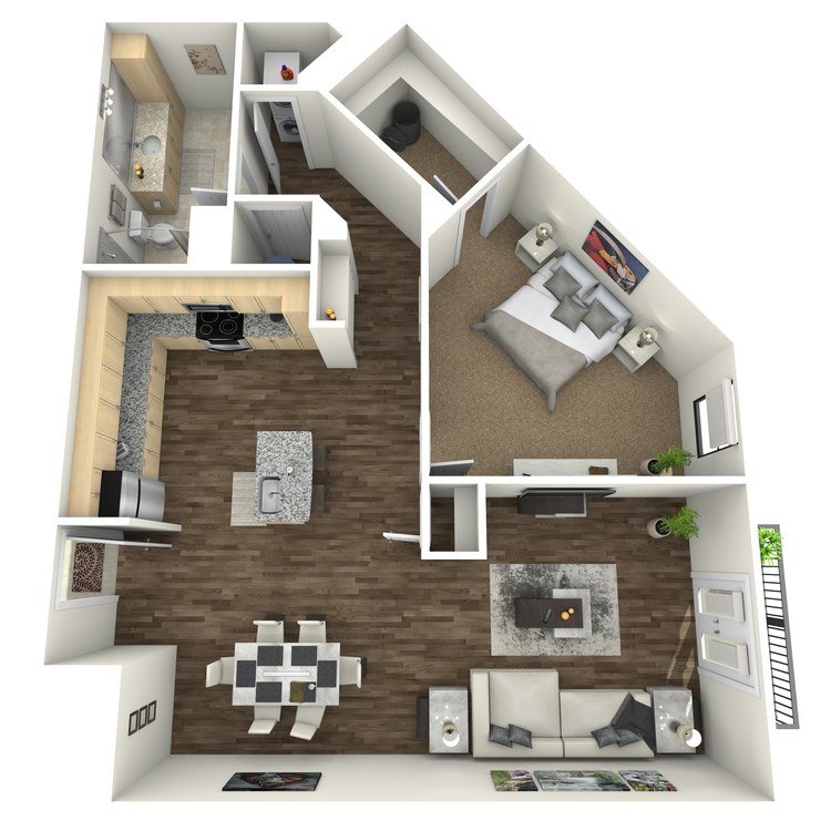 1 Bedroom 1 Bathroom Apartment for rent at The Orion Apartments in St Louis, MO
