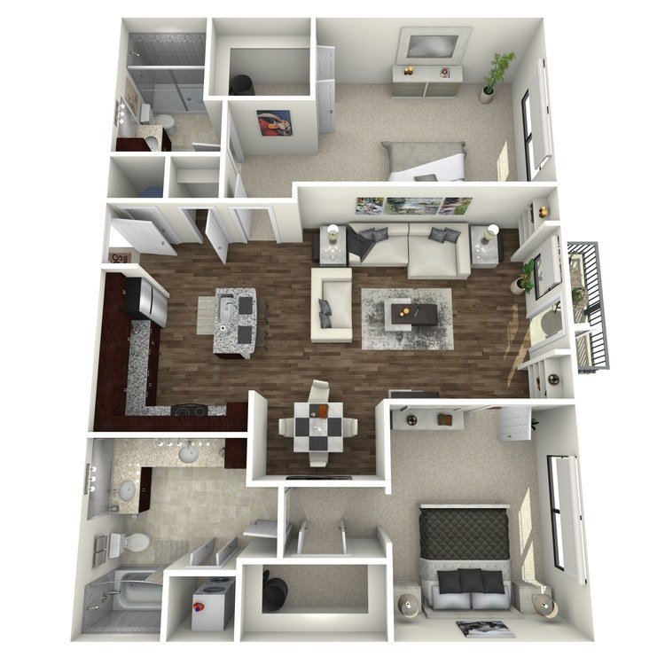 2 Bedrooms 2 Bathrooms Apartment for rent at The Orion Apartments in St Louis, MO