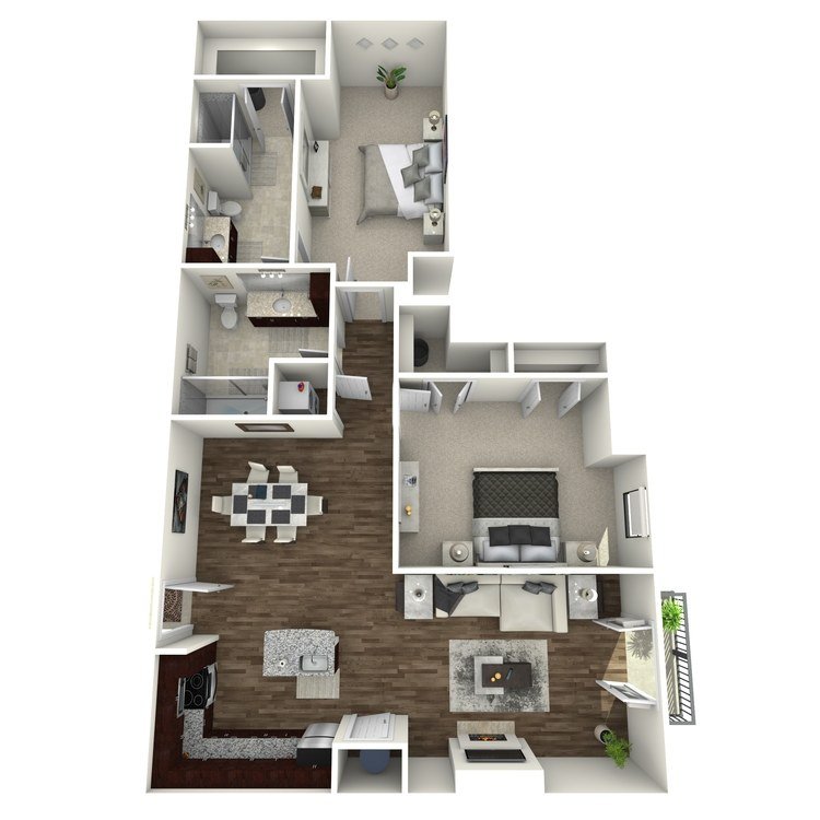 2 Bedrooms 2 Bathrooms Apartment for rent at The Orion Apartments in St Louis, MO