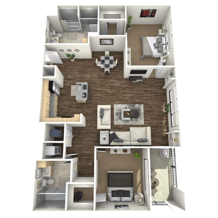 2 Bedrooms 2 Bathrooms Apartment for rent at The Orion Apartments in St Louis, MO