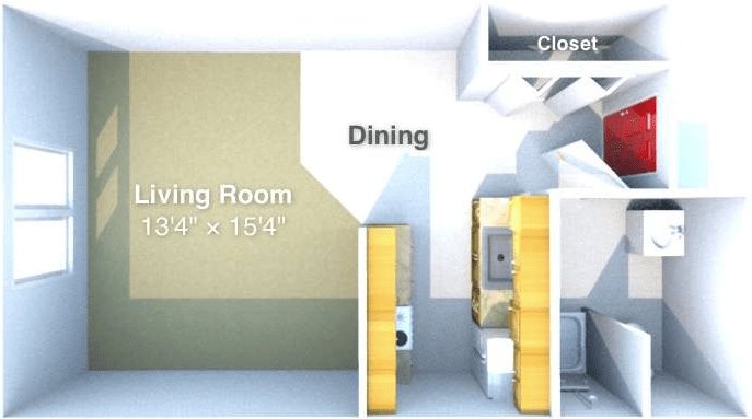 Studio 1 Bathroom Apartment for rent at Apple in West Lafayette, IN