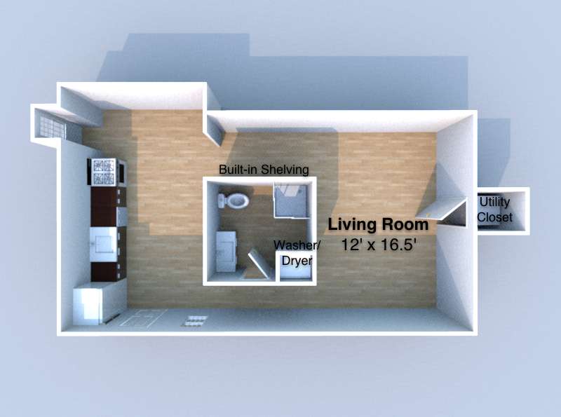 Studio 1 Bathroom Apartment for rent at Falley in Lafayette, IN