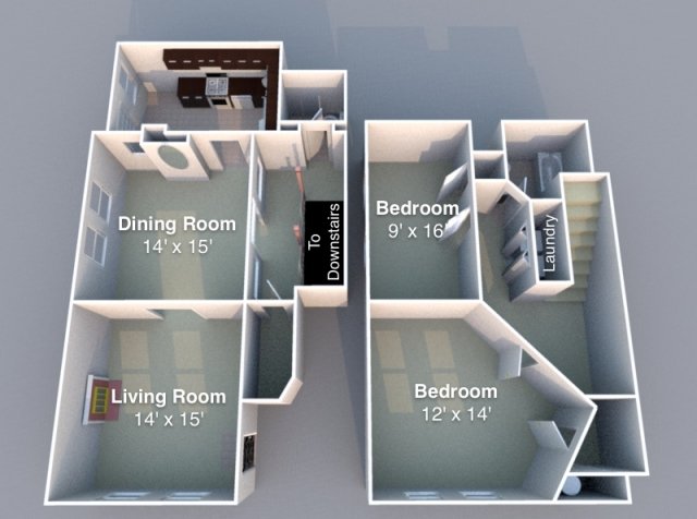 2 Bedrooms 1 Bathroom Apartment for rent at Falley in Lafayette, IN
