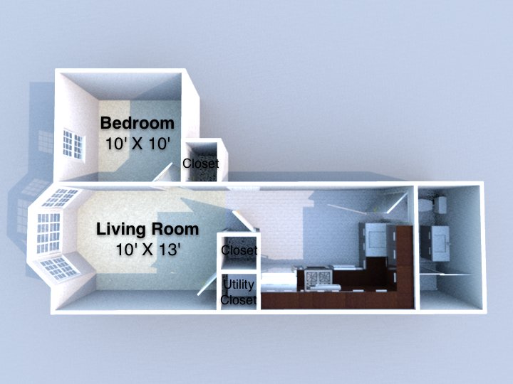 1 Bedroom 1 Bathroom Apartment for rent at Boniface in Lafayette, IN