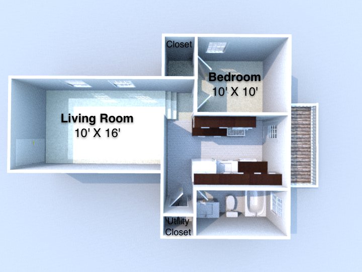 1 Bedroom 1 Bathroom Apartment for rent at Boniface in Lafayette, IN