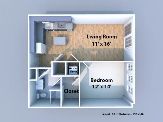 Luna Flats Apartment for rent in Lafayette, IN
