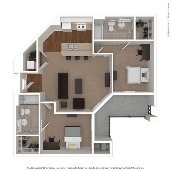 2 Bedrooms 2 Bathrooms Apartment for rent at Norwich Flats in Columbus, OH
