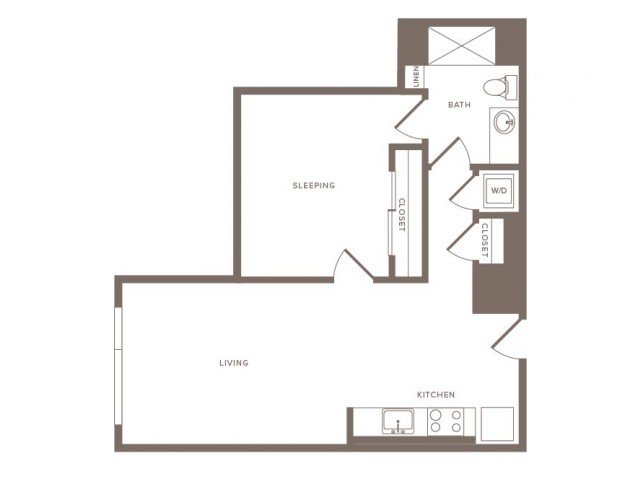 1 Bedroom 1 Bathroom Apartment for rent at Modera Midtown in Atlanta, GA