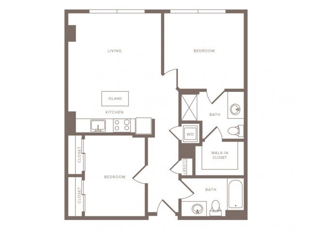 2 Bedrooms 2 Bathrooms Apartment for rent at Modera Midtown in Atlanta, GA