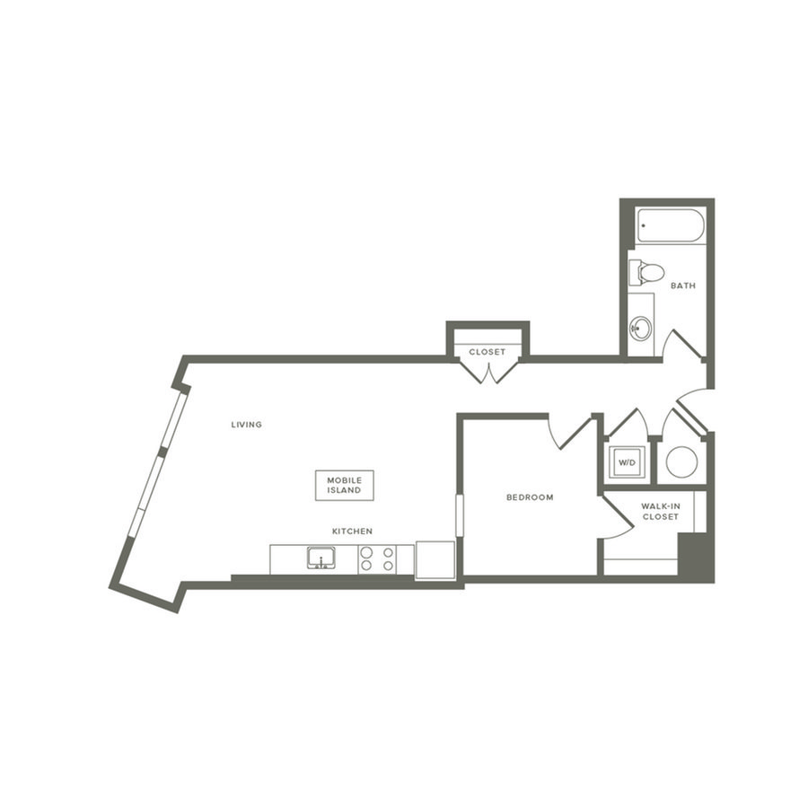 1 Bedroom 1 Bathroom Apartment for rent at Modera Buckhead in Atlanta, GA