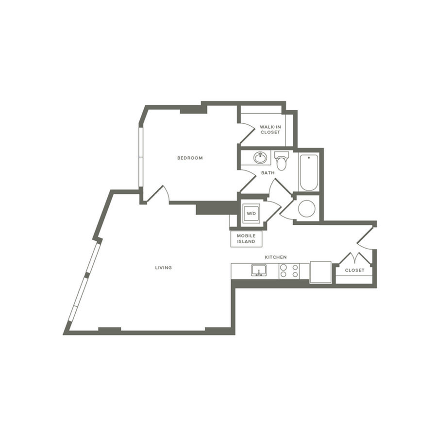 1 Bedroom 1 Bathroom Apartment for rent at Modera Buckhead in Atlanta, GA