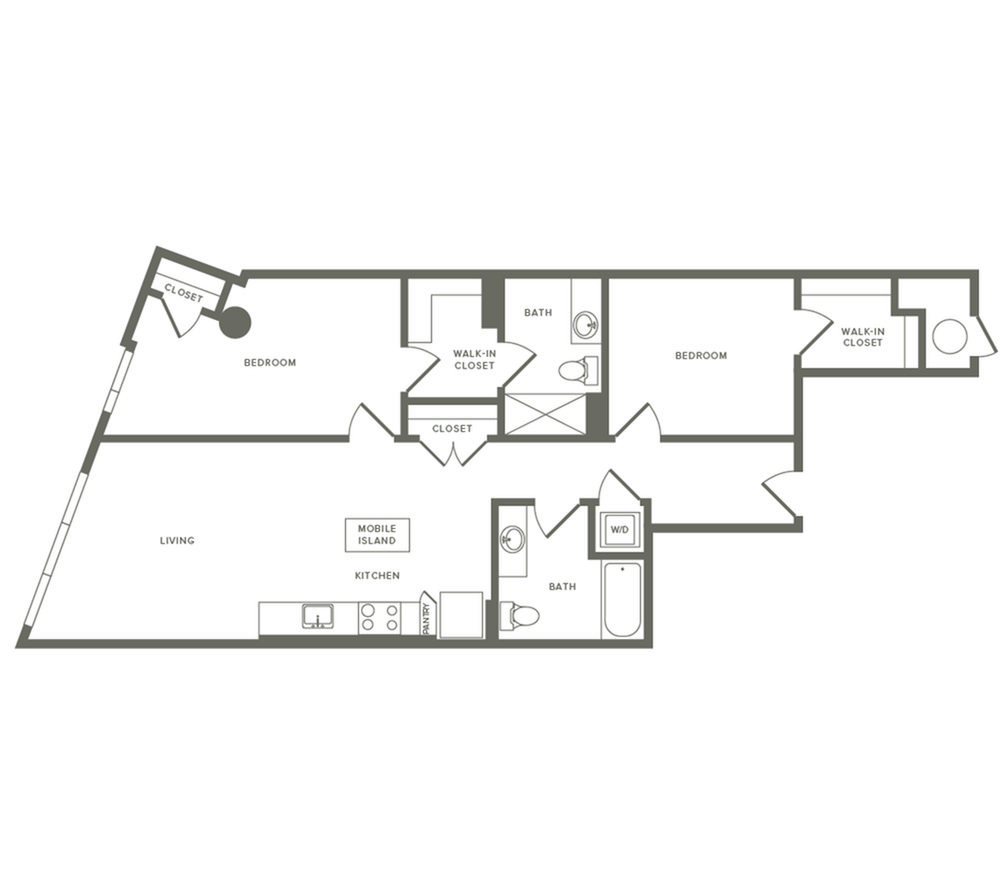 2 Bedrooms 2 Bathrooms Apartment for rent at Modera Buckhead in Atlanta, GA