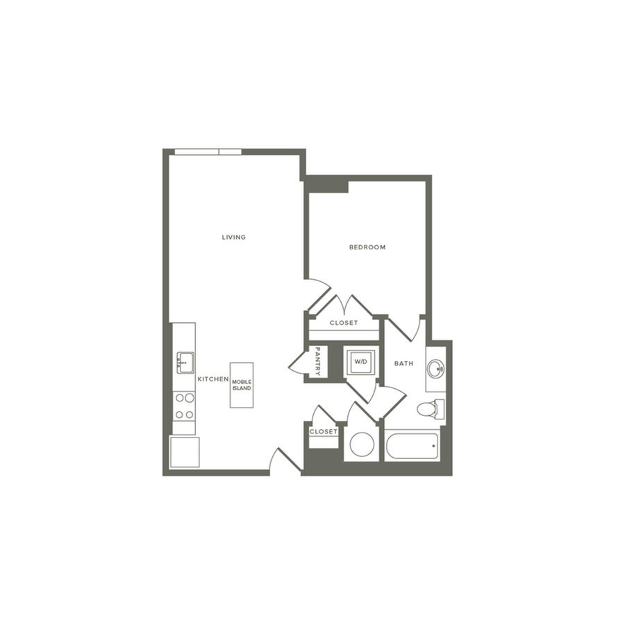 1 Bedroom 1 Bathroom Apartment for rent at Modera Buckhead in Atlanta, GA