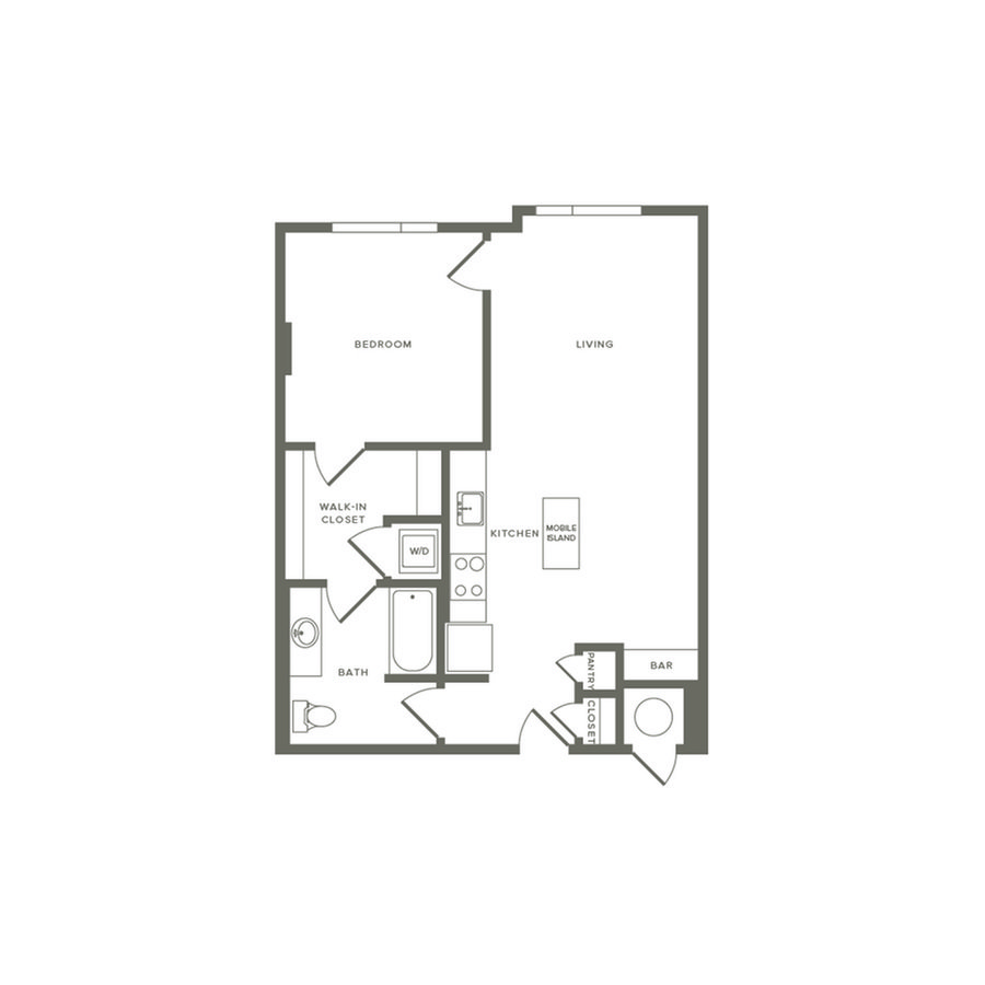 1 Bedroom 1 Bathroom Apartment for rent at Modera Buckhead in Atlanta, GA