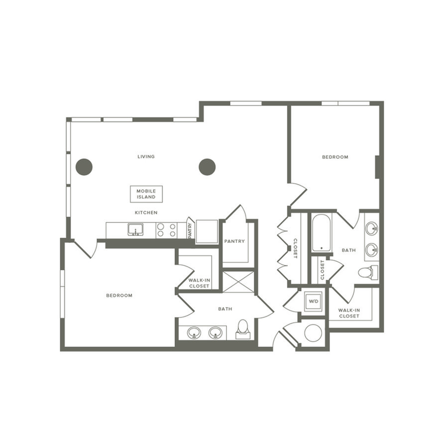 2 Bedrooms 2 Bathrooms Apartment for rent at Modera Buckhead in Atlanta, GA