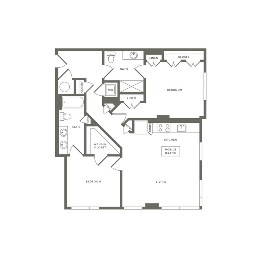 2 Bedrooms 2 Bathrooms Apartment for rent at Modera Buckhead in Atlanta, GA