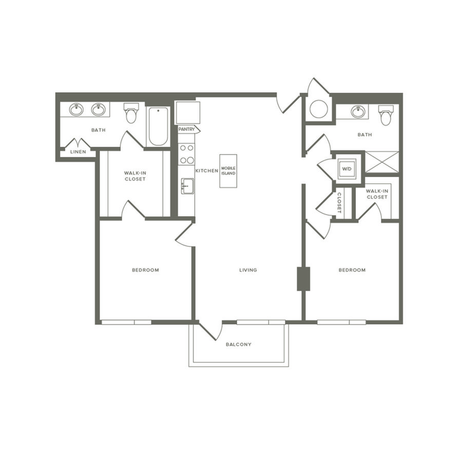 2 Bedrooms 2 Bathrooms Apartment for rent at Modera Buckhead in Atlanta, GA