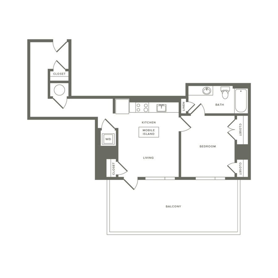 1 Bedroom 1 Bathroom Apartment for rent at Modera Buckhead in Atlanta, GA