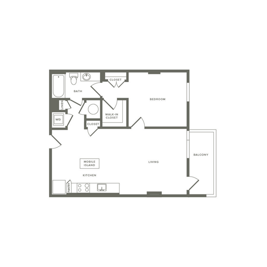 1 Bedroom 1 Bathroom Apartment for rent at Modera Buckhead in Atlanta, GA