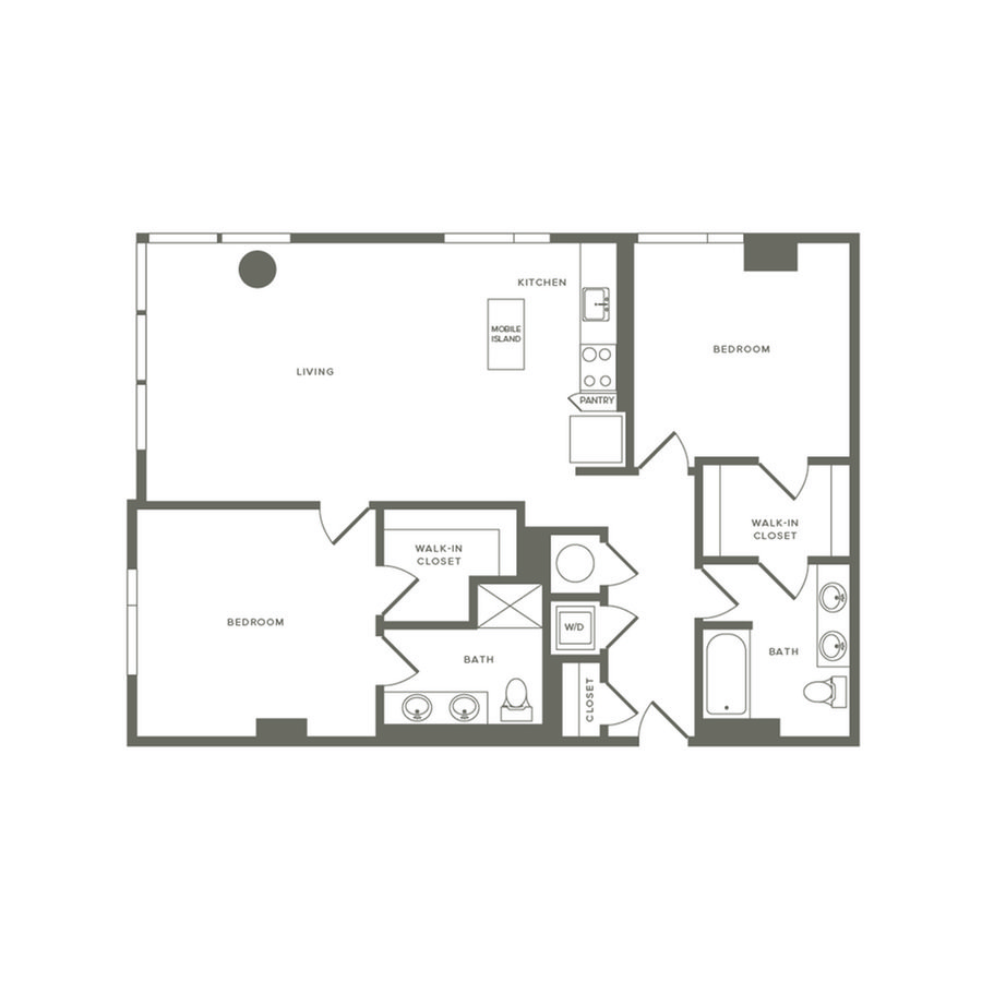 2 Bedrooms 2 Bathrooms Apartment for rent at Modera Buckhead in Atlanta, GA