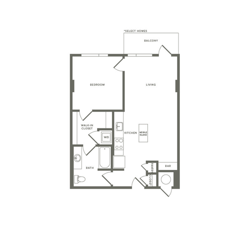 1 Bedroom 1 Bathroom Apartment for rent at Modera Buckhead in Atlanta, GA