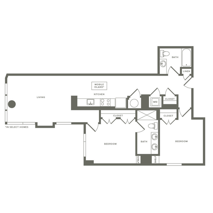 2 Bedrooms 2 Bathrooms Apartment for rent at Modera Buckhead in Atlanta, GA