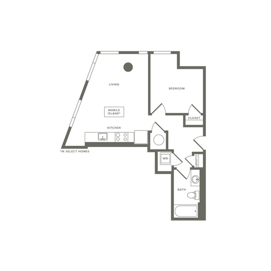 1 Bedroom 1 Bathroom Apartment for rent at Modera Buckhead in Atlanta, GA
