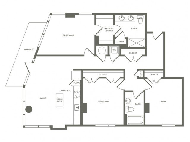 3 Bedrooms 2 Bathrooms Apartment for rent at Modera Buckhead in Atlanta, GA